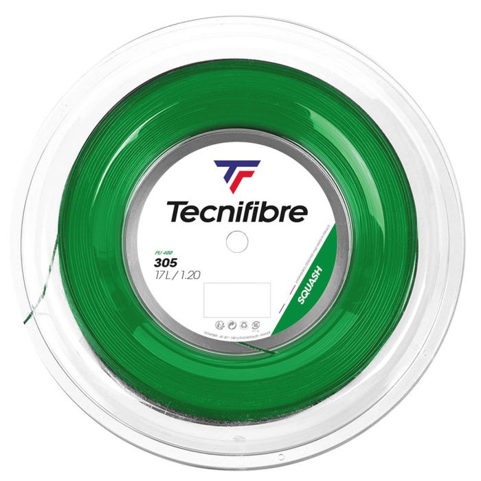 Tecnifibre 305 17L Squash String Reel (200 Meter) - Green | Kibi Sports Tecnifibre
