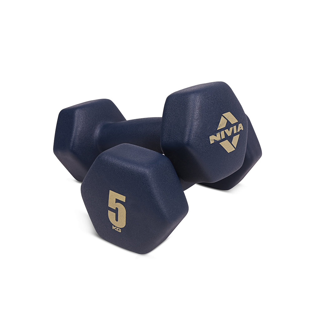 Nivia Neoprene Dumbell– 5 KG