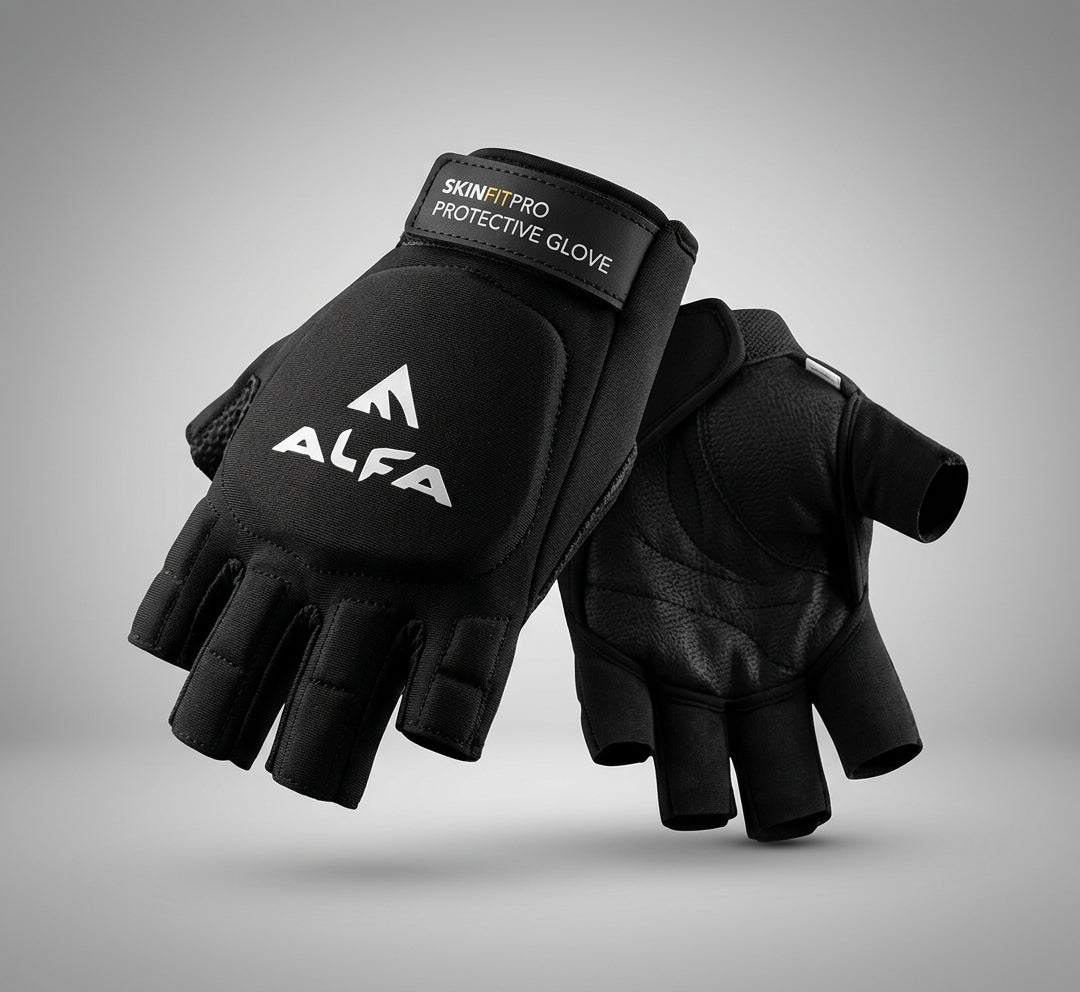 Alfa Gloves GL-93 Lycra 3/4 Finger Left Hand Gloves - lifestyle