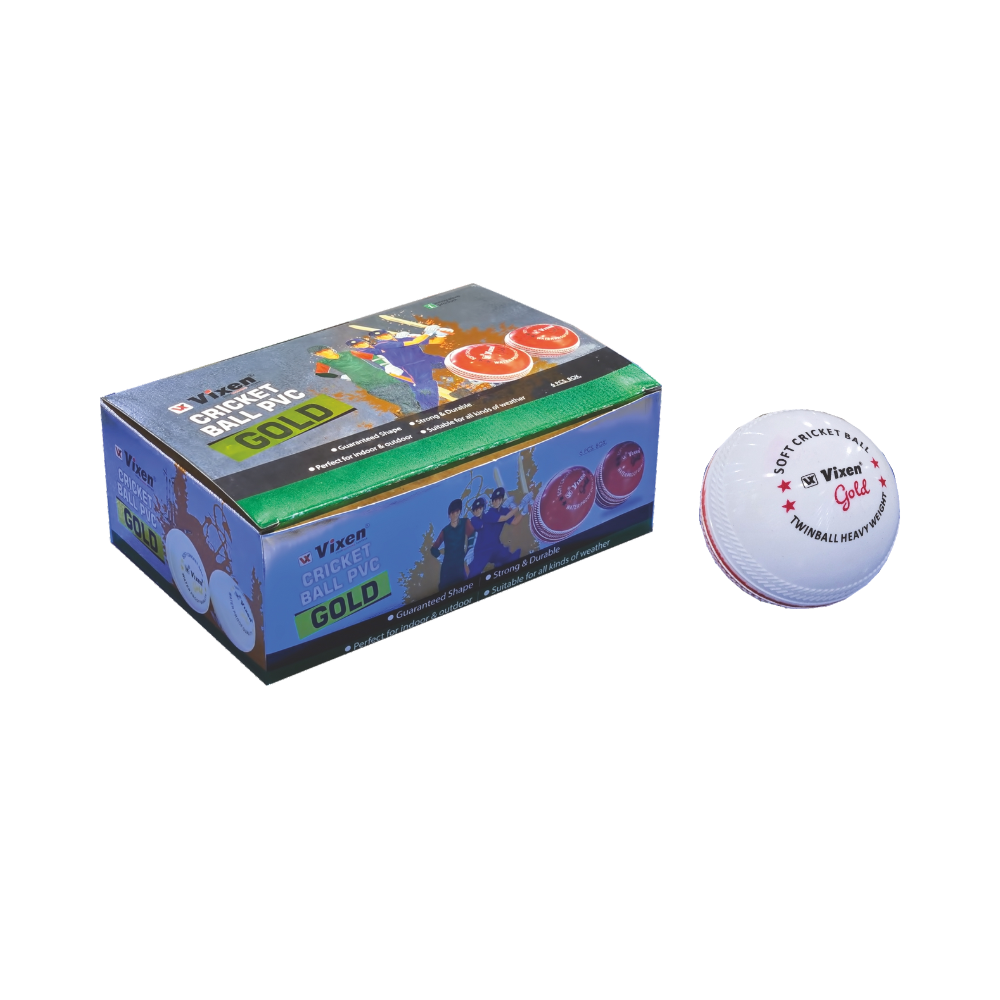 CRICKET BALL PVC TWIN GOLD HEAVY