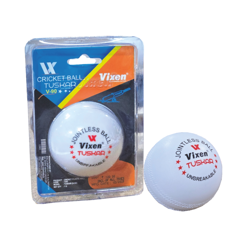 CRICKET PLASTIC BALL TUSKAR V 90