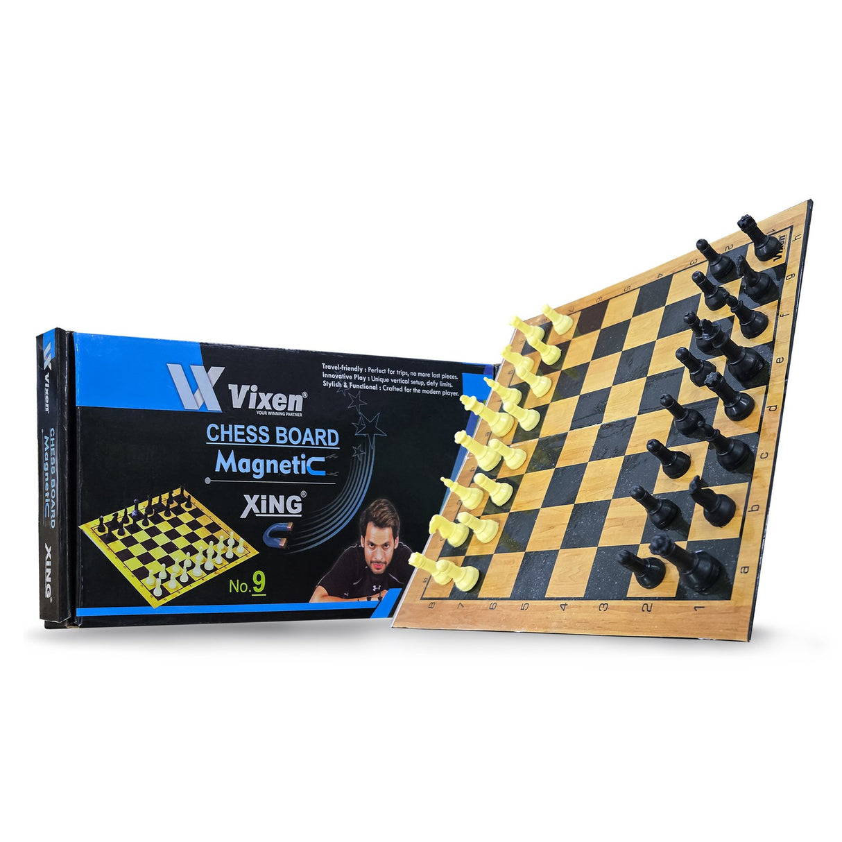 VIXEN CHESS BOARD MAGNETIC XING NO.9