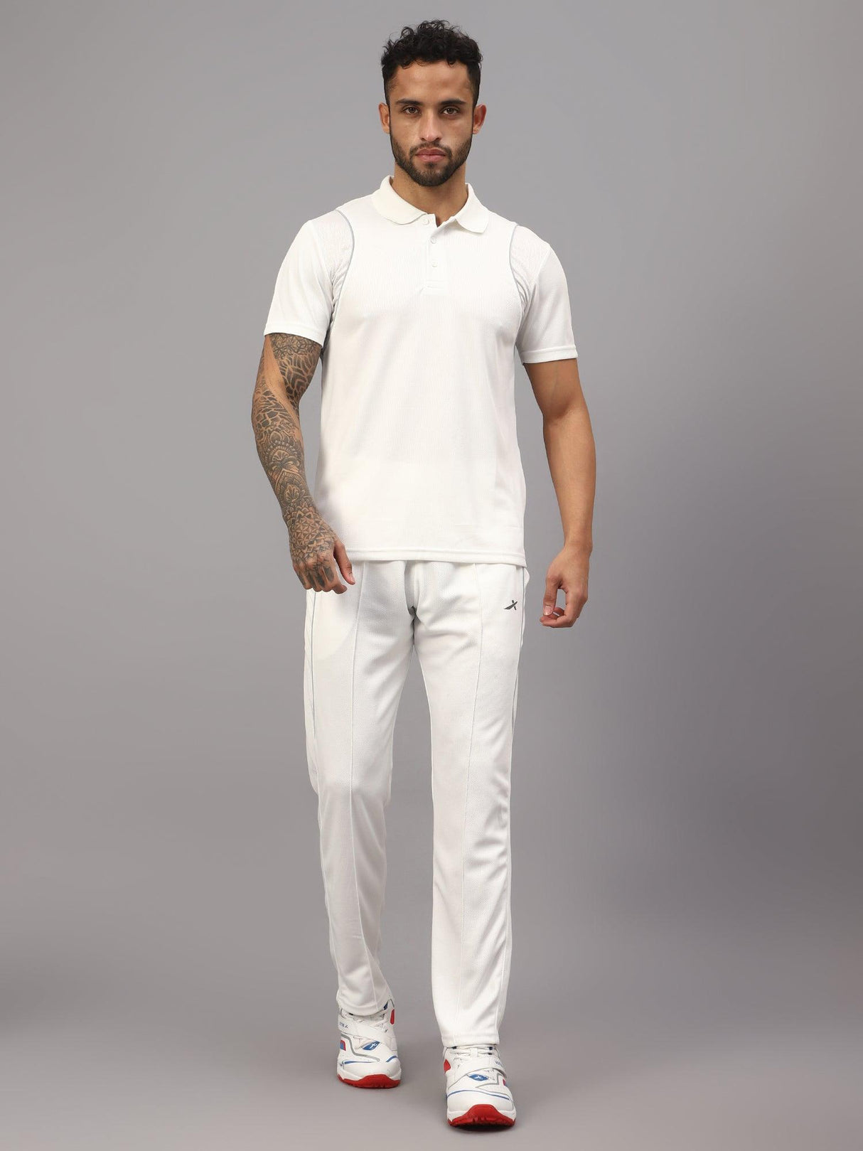 Vector X Striker Adults Half Sleeve Cricket Jersey T-Shirt (XXL) White