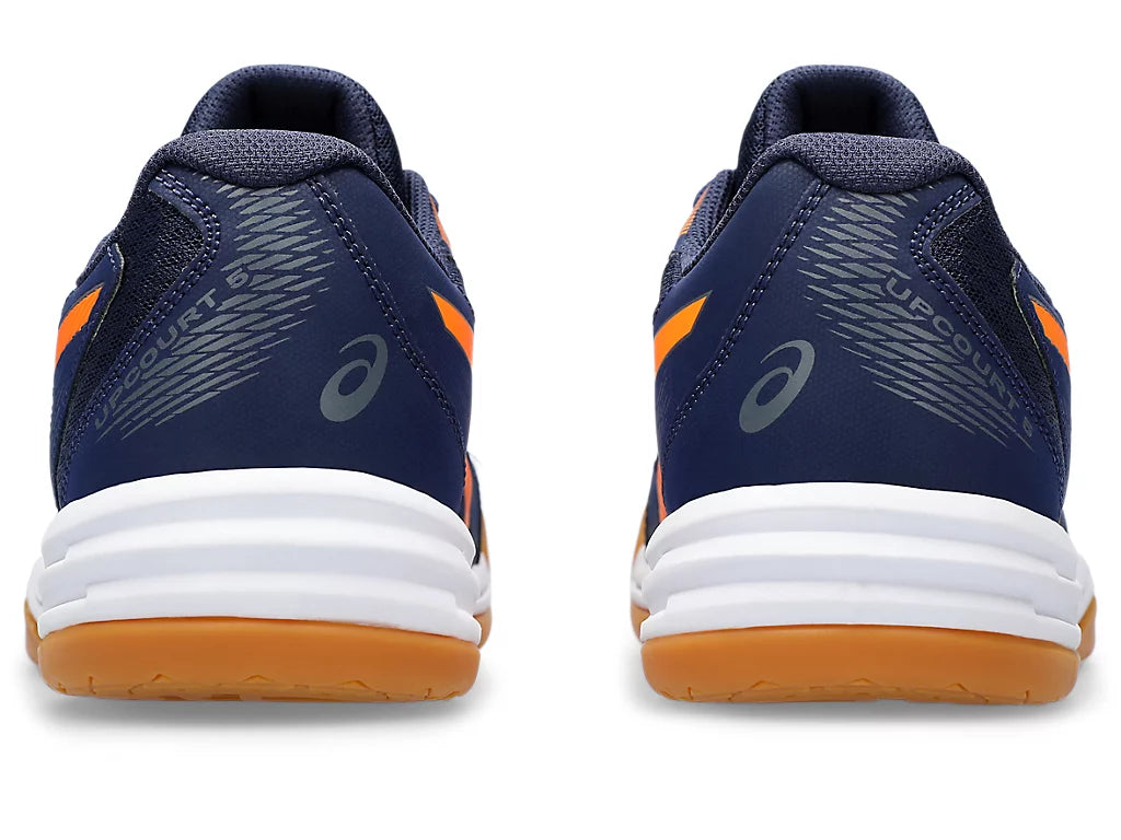 Asics Upcourt 5 Indoor Shoes (Peacoat/Shocking Orange)