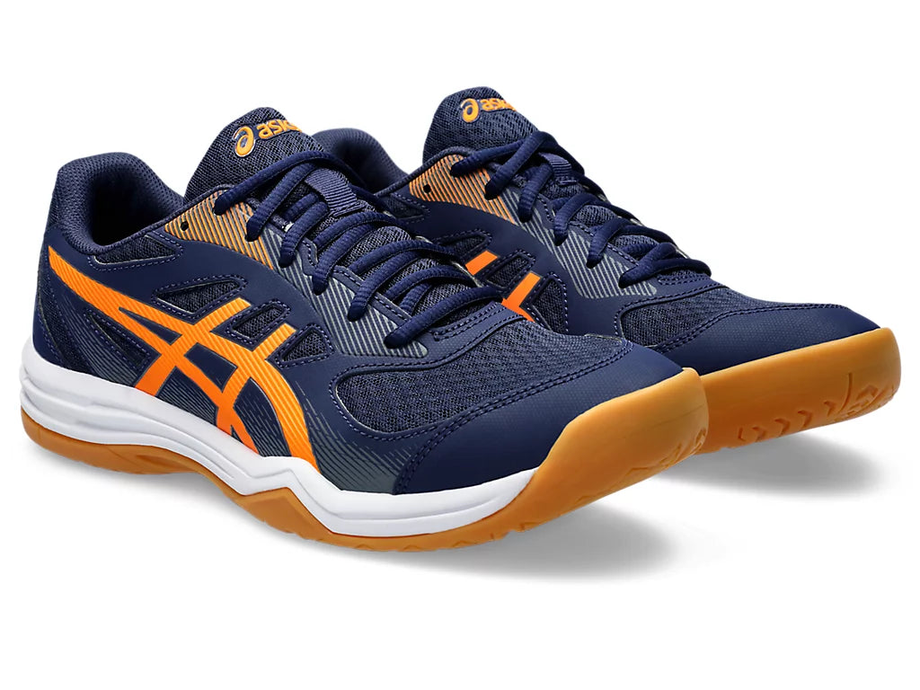Asics Upcourt 5 Indoor Shoes (Peacoat/Shocking Orange)