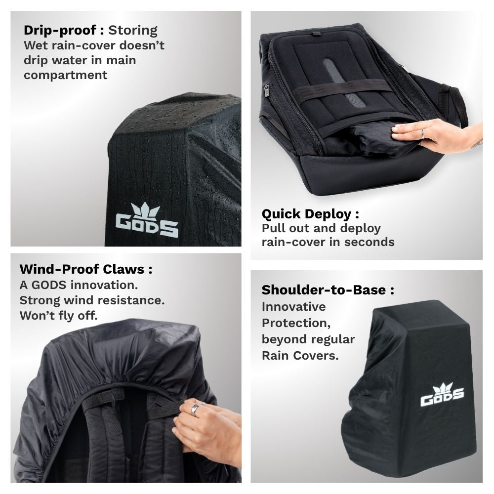 Ghost X Claw : Hard Shell Anti-Theft 25 Liters laptop Backpack with Water-Resistant Fabric