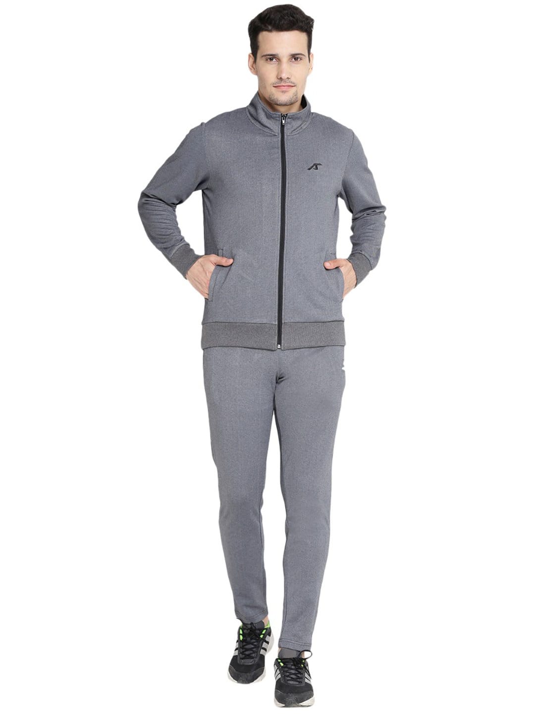 Alcis Mens Solid Black Track Suit 125MTS173