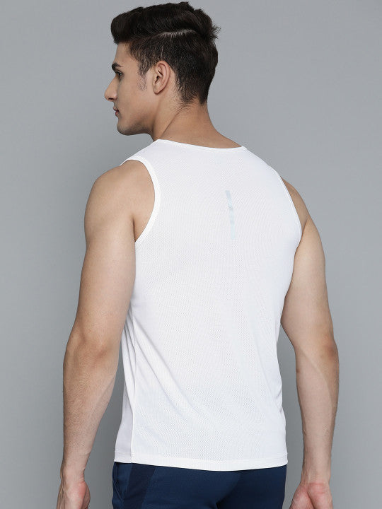 Alcis Men White Pure Cotton Typography Printed T-shirt
