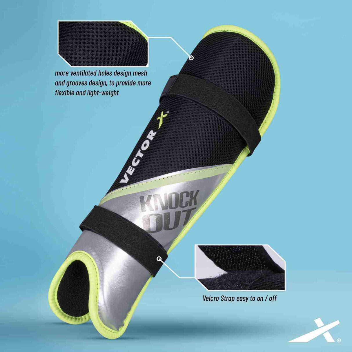 Vector X Knock Out Hockey Shin Guard