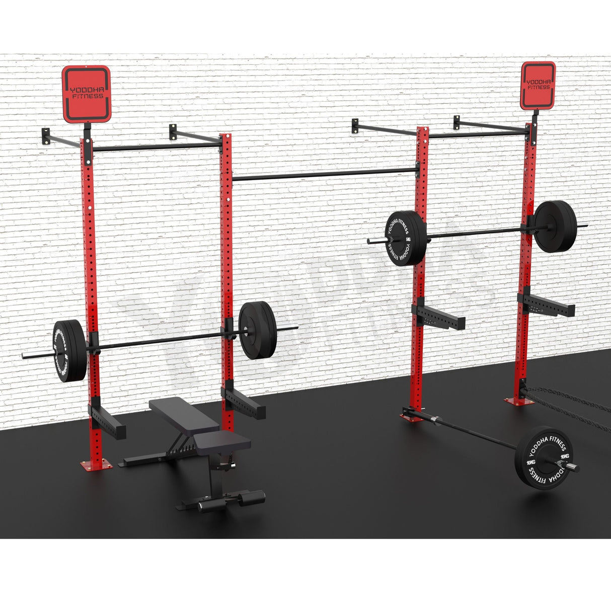 Wall Mounted CrossFit Rig - 14 Ft