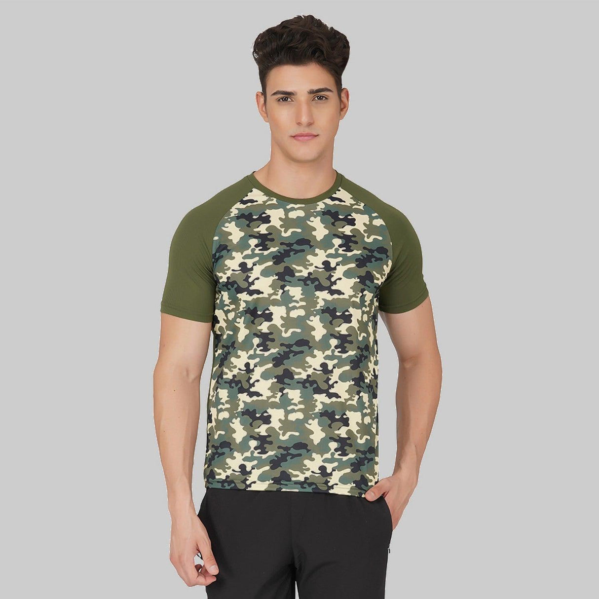 Vector X Mens Wear Polyester Cool, Dry and Ventilated Round Neck Half Sleeves Sublimated T-shirt For Badminton, Lawn Tennis, Athleisure, Table Tennis, Training, and all Other Sports