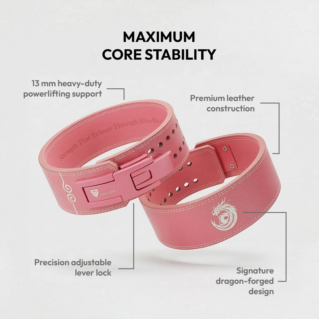 Dragonforged Belt & Soulguard (pink)
