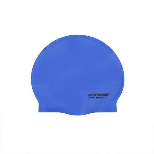 Viva Swimming Silicone Swimming Cap Unisex Soft Waterproof Swimming Pool Head Cap Water Sports Long Hair for Children Kids Boys Girls of All Age (Universal Size, Multicolour)