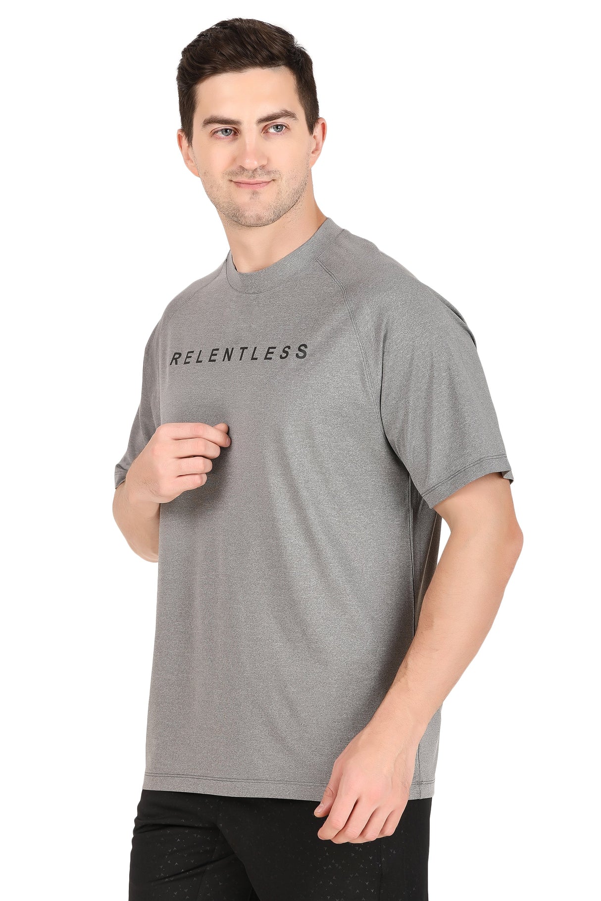 Men's Oversize Sportswear Tshirt (Light Grey)