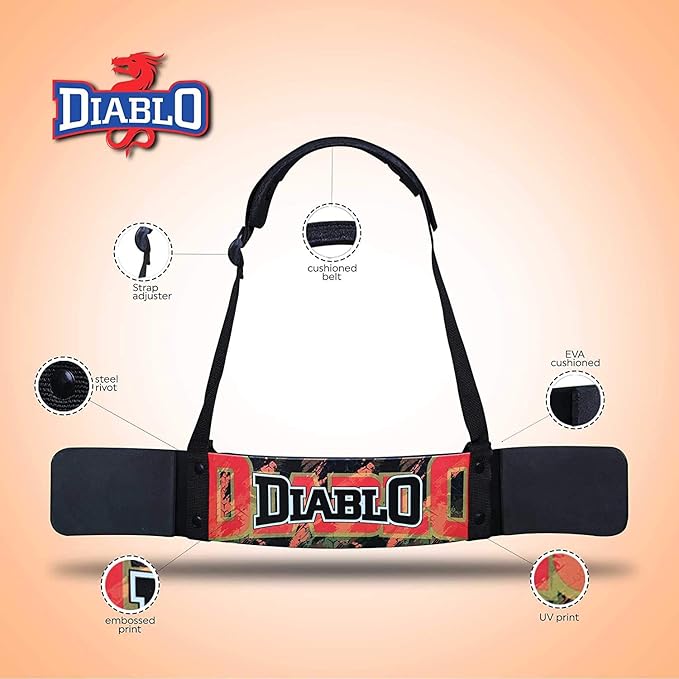 Diablo Muscle Arms Bicep Builder Arm Blaster Fitness Padded Strap | Kibi Sports Belco