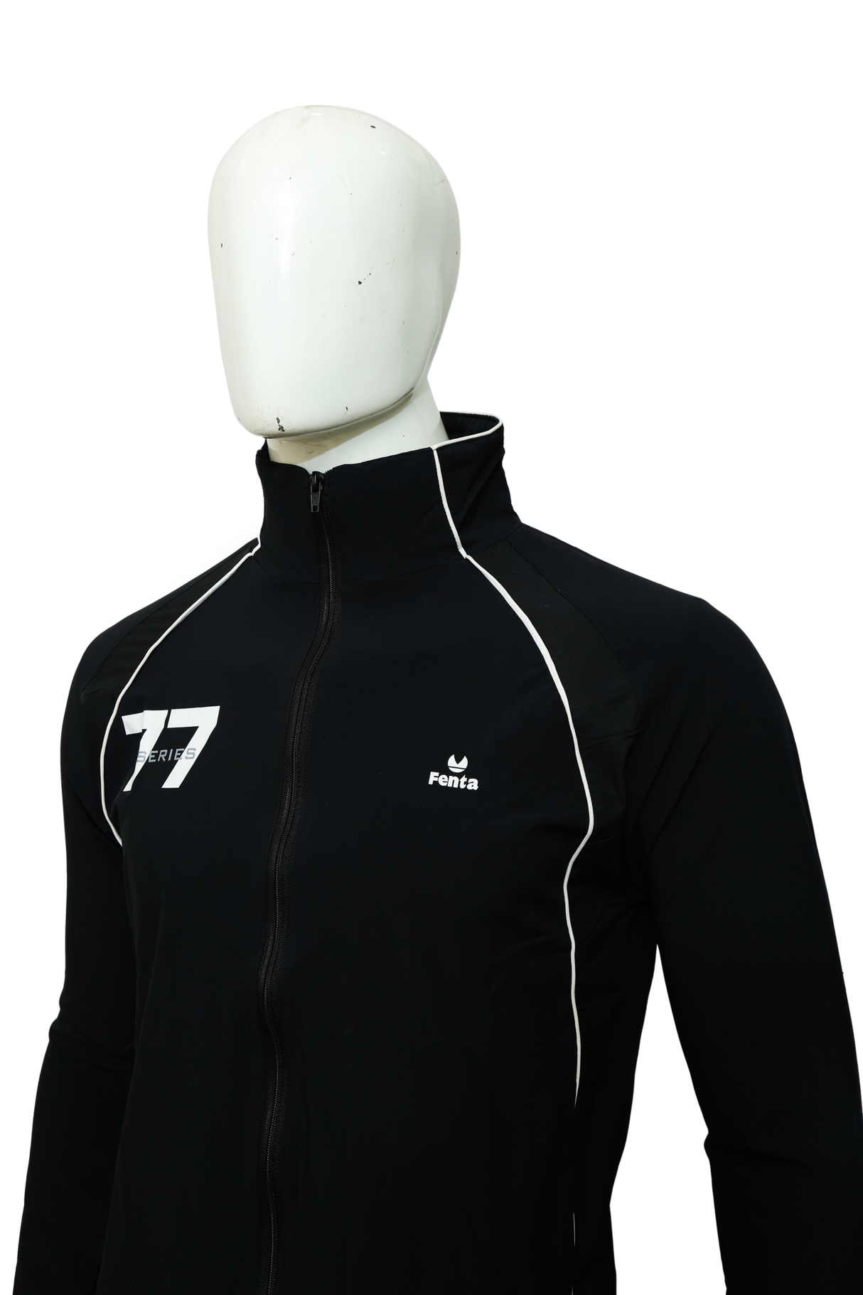 Fenta Sports Lotus Pro Boys Super Micro Full Stretchable track suit (Black)