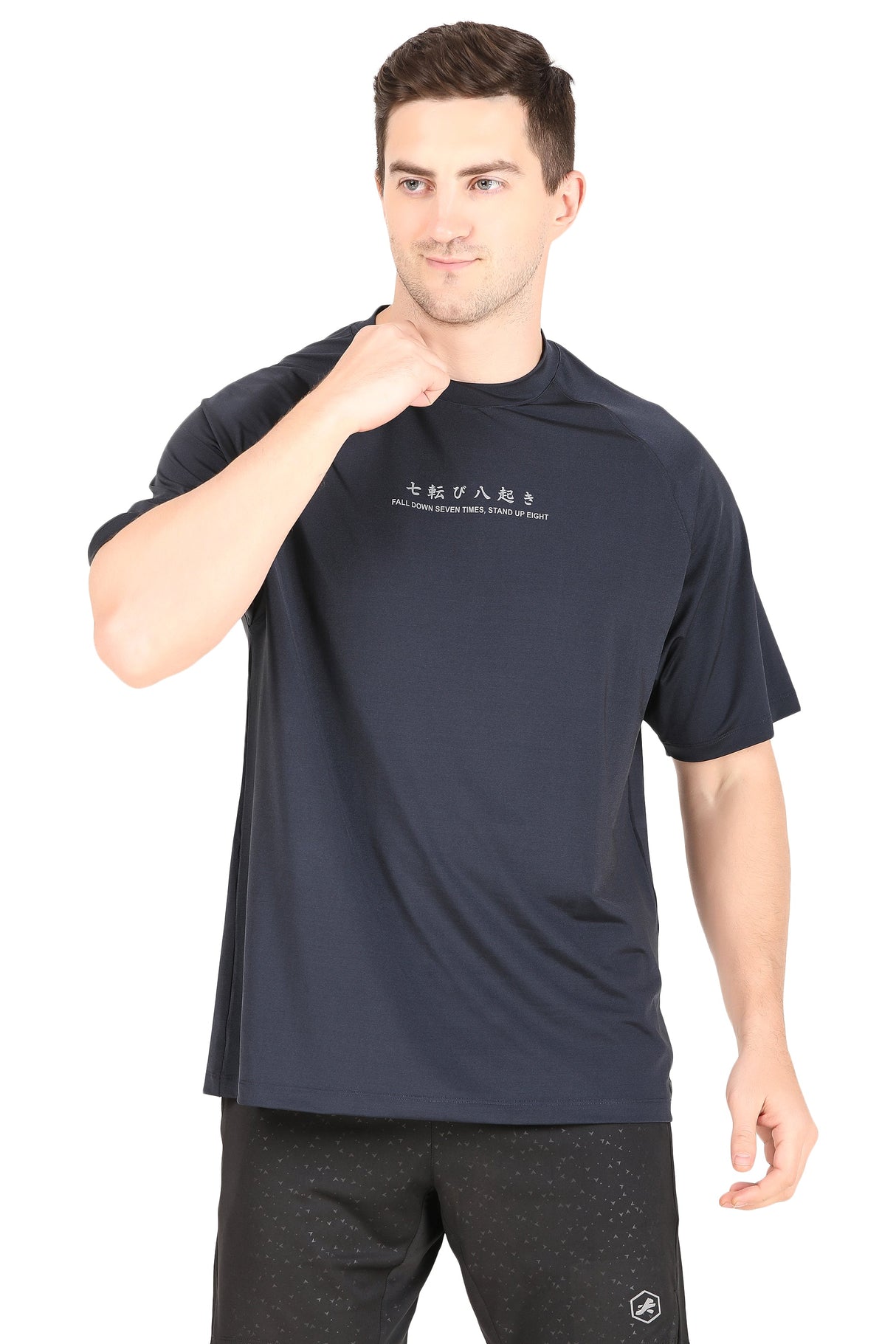 Men's Oversize Sportswear Tshirt (Navy Blue)