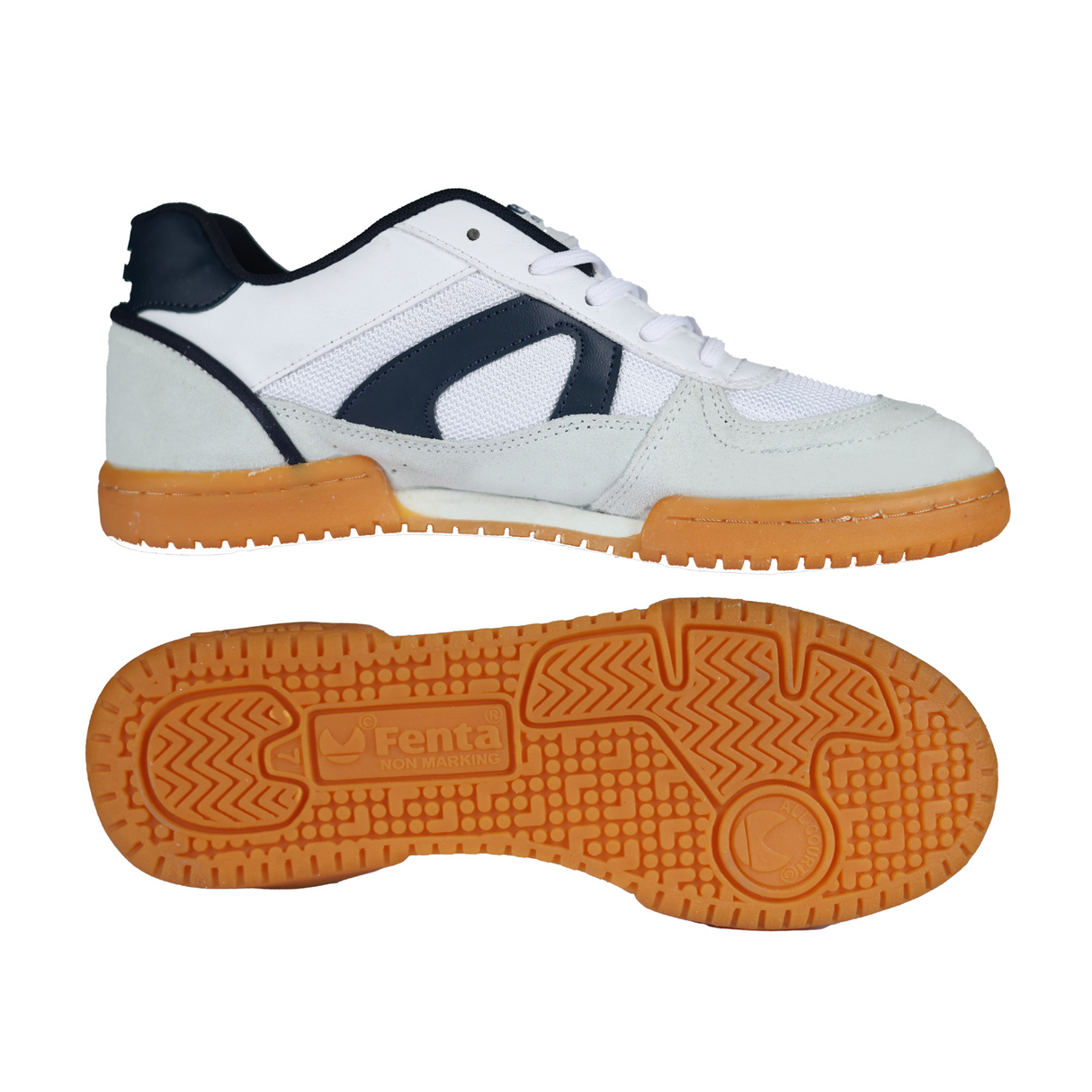 Fenta SMASH: Breathable Suede Leather & Mesh Shoe with Supportive Crepe Cup Sole