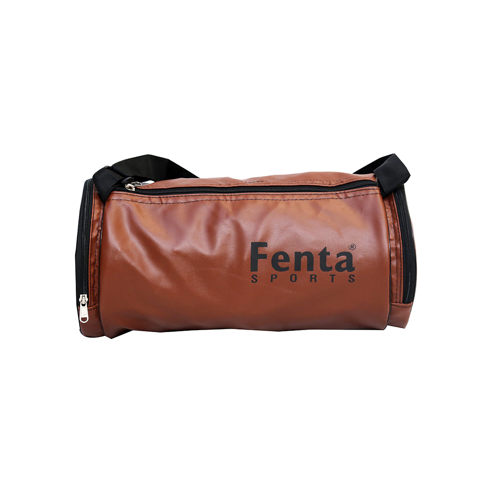 Fenta Unisex Leather Gym Bag