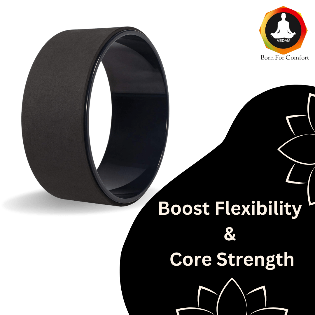 Vedam Yoga Wheel 13 x 5.5 in (black)