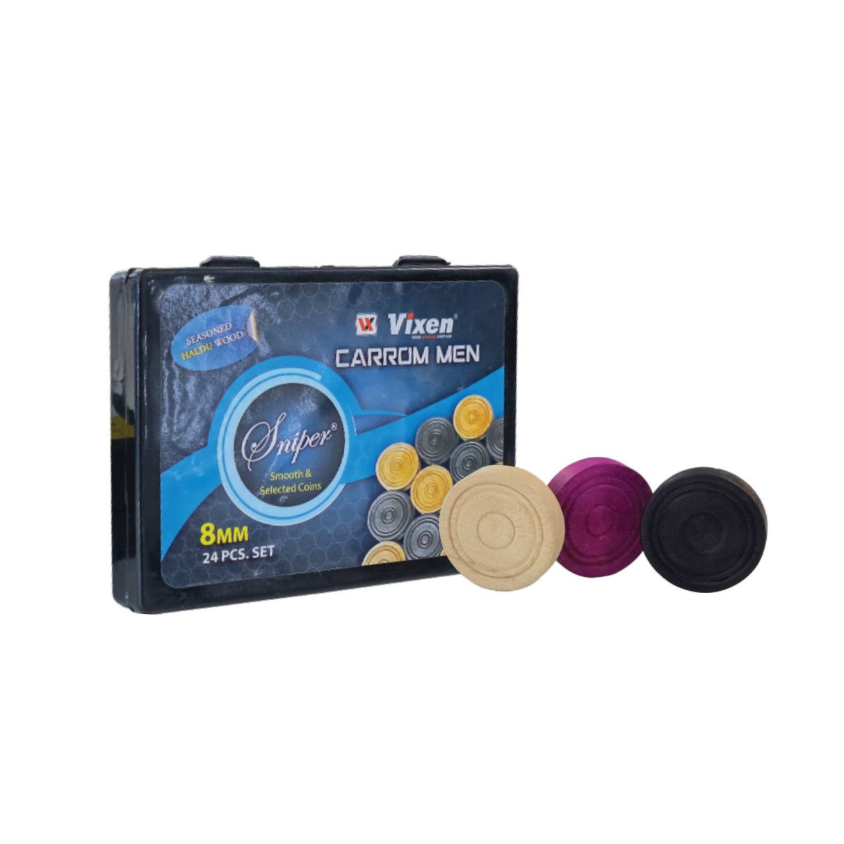VIXEN CARROM MEN WOODEN SNIPER 8 MM