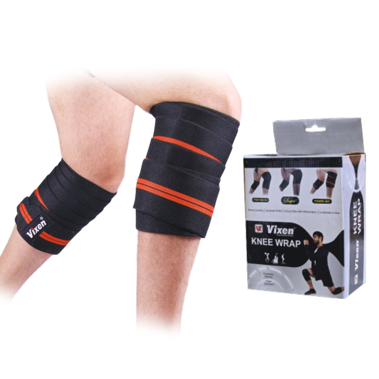 VIXEN KNEE WRAP POWER AID