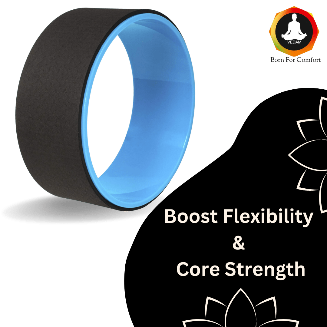 Vedam Yoga Wheel 13 x 5.5 in (Black/Sky)