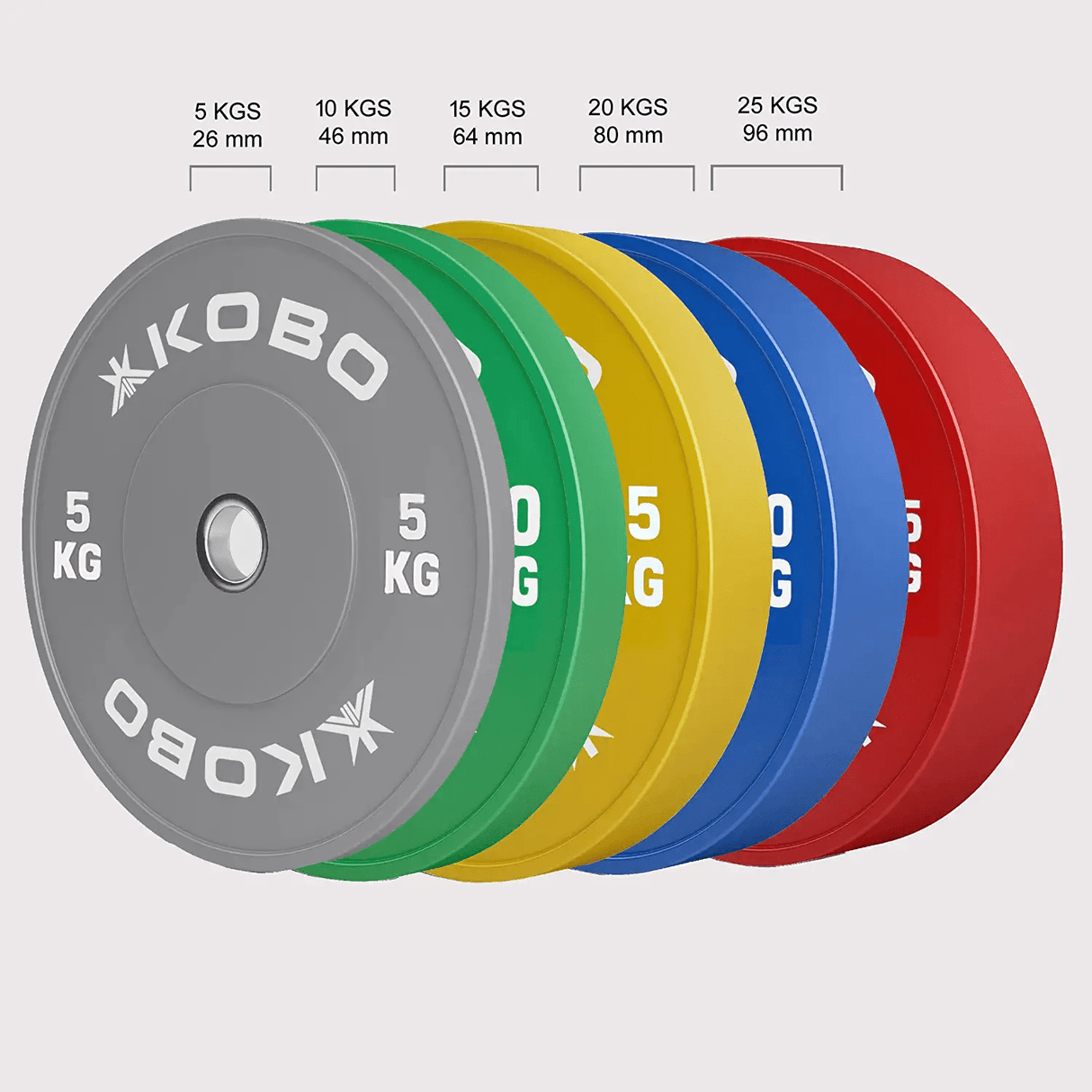 Kobo Olympic Bumper Plate ORBP-C