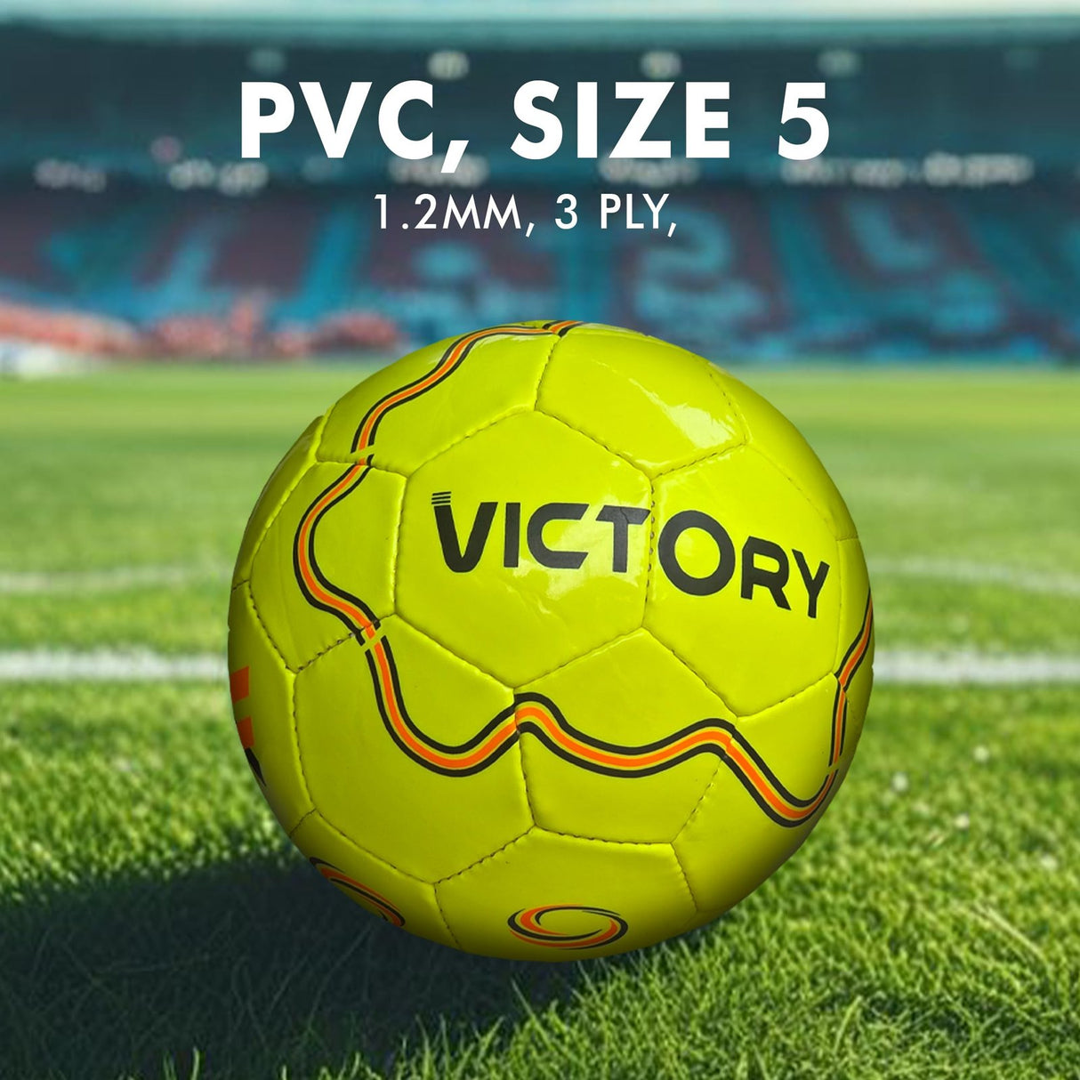 FOOTBALL VICTORY (PVC), SIZE 5