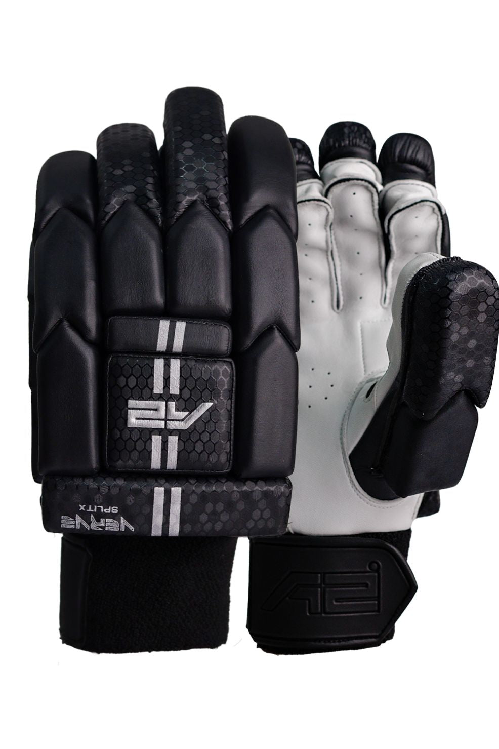 Cricket Batting Gloves - Verve splitx - Black