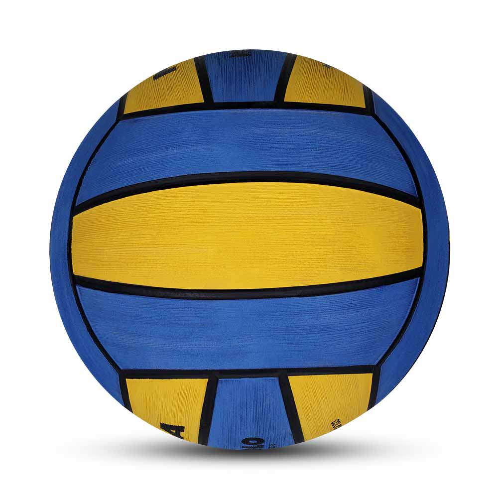 WATER POLO, Match Ball, 18 Panels, Durable Rubber Cover Molded with Smooth Surface Matt, Butyl Bladder, Match Ball Standard, Made for Tournaments , to Play on All Kind of Indoor & Outdoor Surfaces