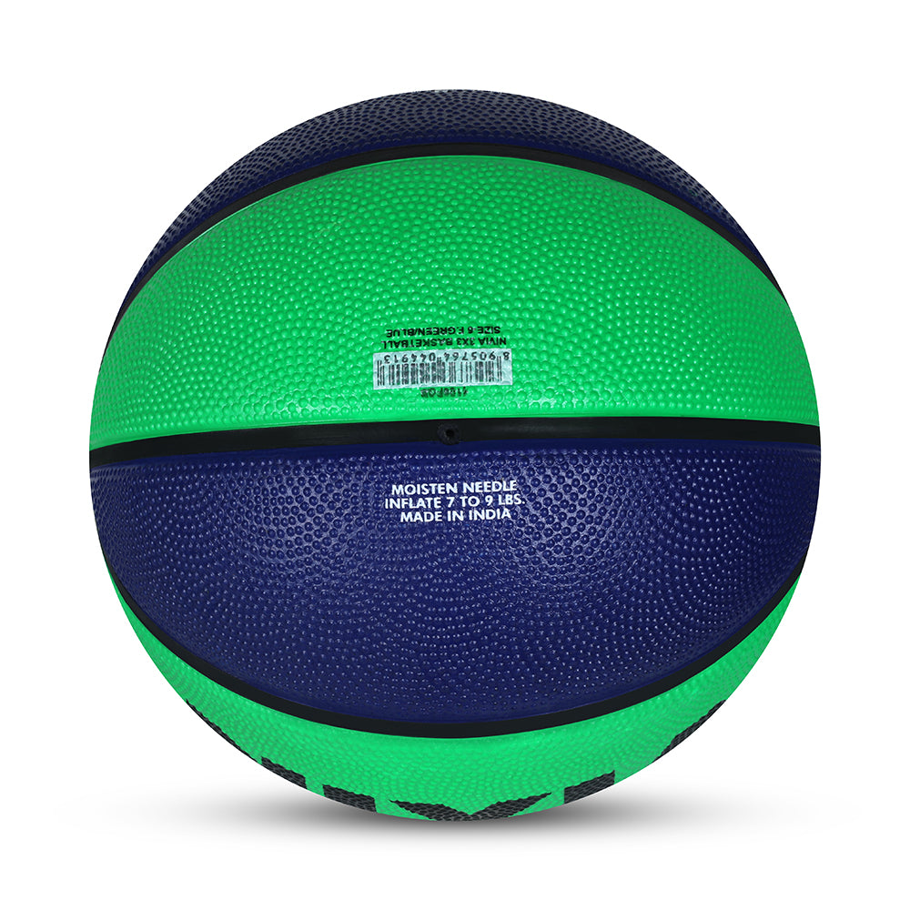 NIVIA 3X3, Match Ball, 8 Panels, Soft Touch Rubber Cover Molded with Pebbled Texture , Butyl ThreadwoundedBladder, As per BFI Standard , Made for Tournaments , to Play on All Indoor & Outdoor Surfaces