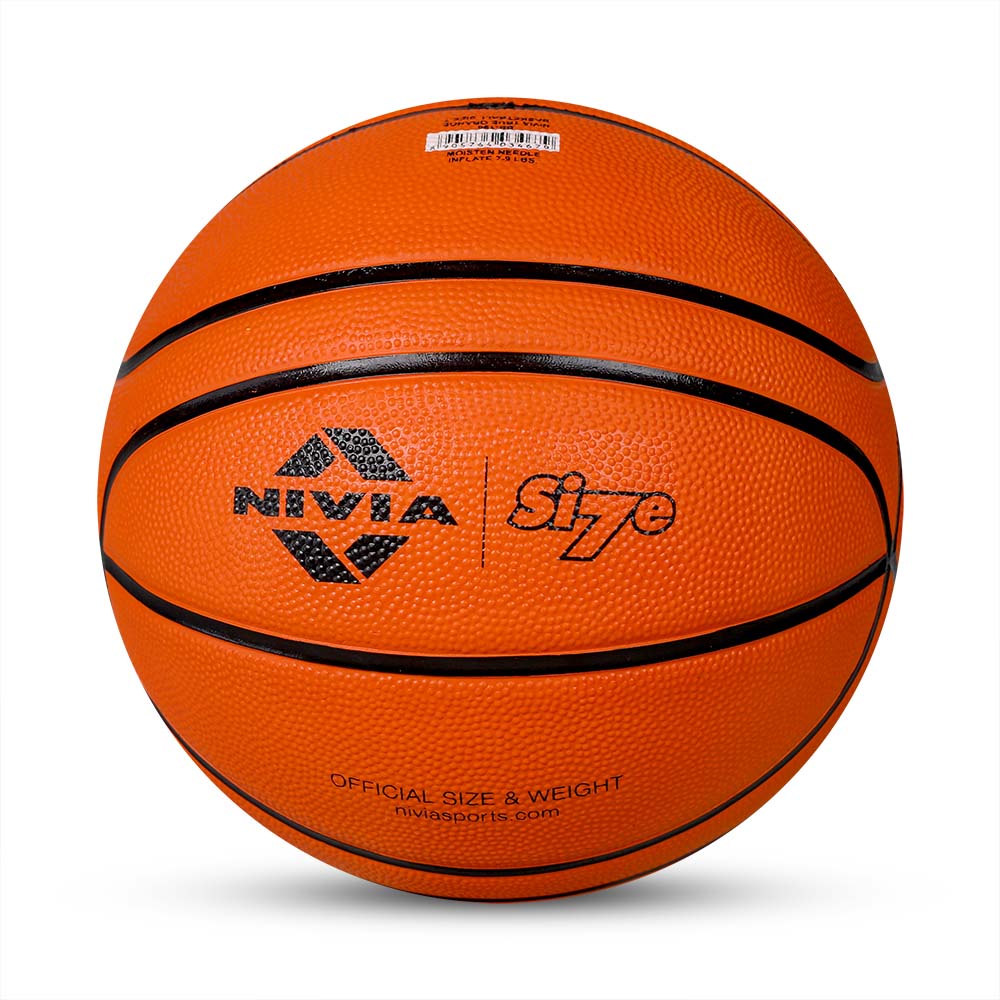 NIVIA TRUE ORANGE, Training Ball, 14 Panels, Durable Rubber Cover Molded with Pebbled Texture , Butyl ThreadwoundedBladder, Training Ball Standard, Made for Training Sessions , to Play on All Indoor & Outdoor Surfaces