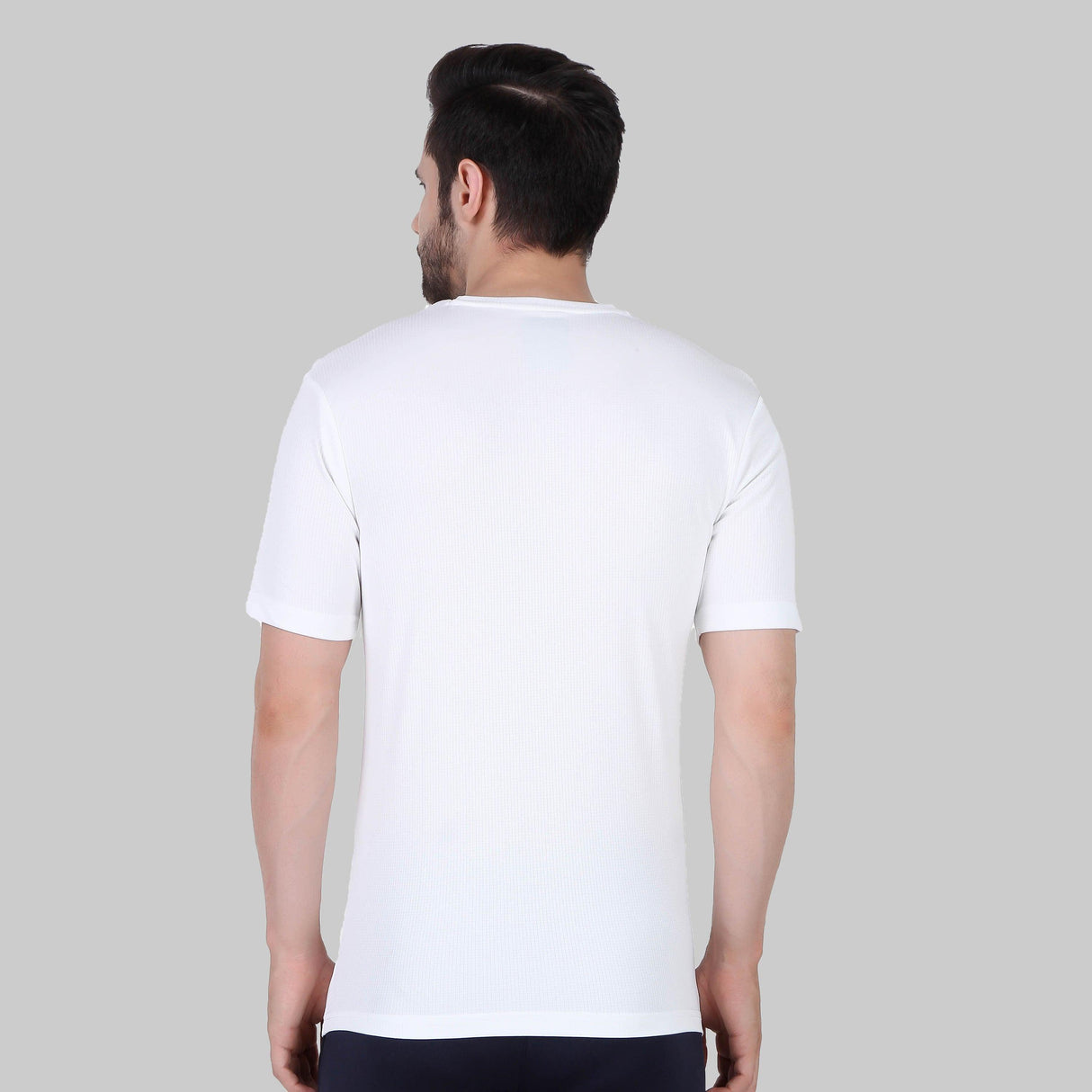 Vector X OMT-168 Mens Wear Polyester Solid Round Neck Half Sleeves T-shirt For Court Games, Cricket, Golf, Running, Training, Athletic Sports Moisture Wicking Tshirt