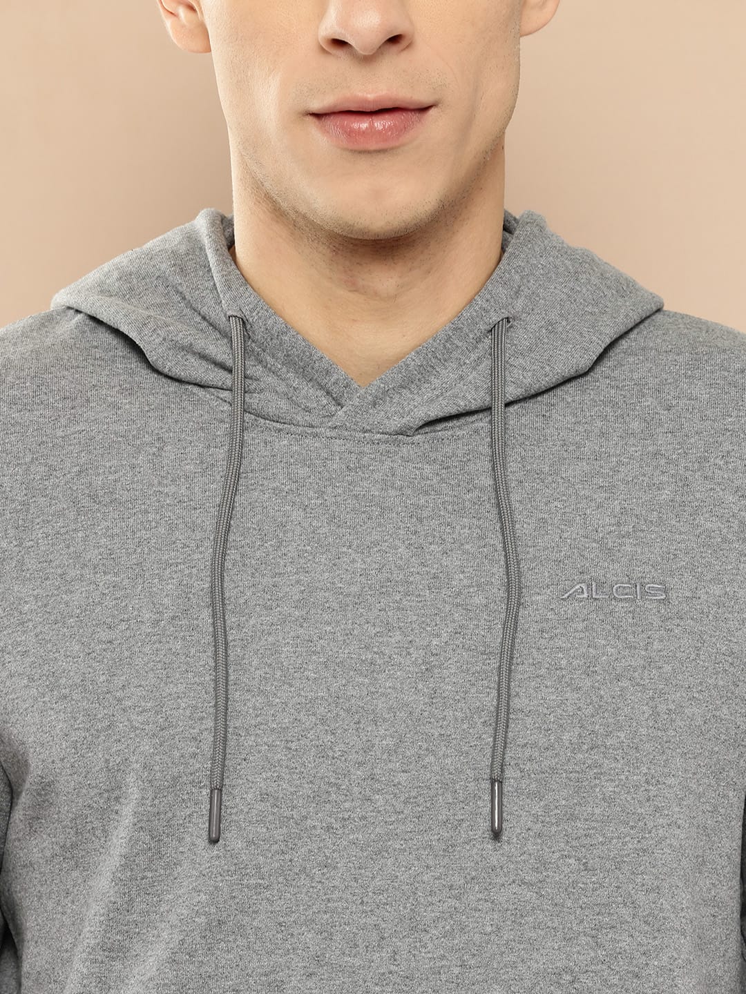 GREY FLEECE HOODIE