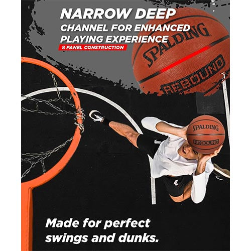 Vector X Cosmic Basketball Shoe with Spalding Rebound Rubber Streetball Basketball Combo Set for Men, Breathable Non Slip Outdoor Sneakers Cushioning Workout Shoes for Fitness
