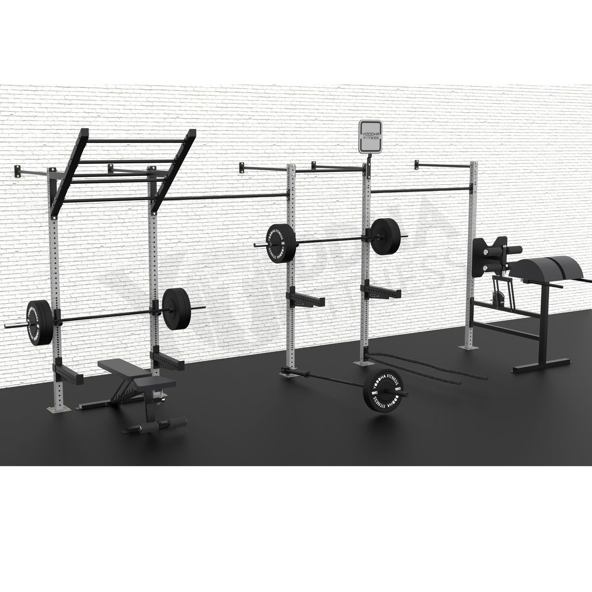 Wall Mounted CrossFit Rig - 20 Ft