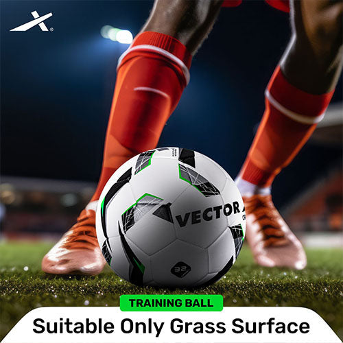 Vector X Orion TPU with SR Bladder Machine Stitched Indoor Outdoor Water-Resistant Football + Pump + Free Air Needle, Suitable for Match and Training Adults 15+ Years Boys Size 5