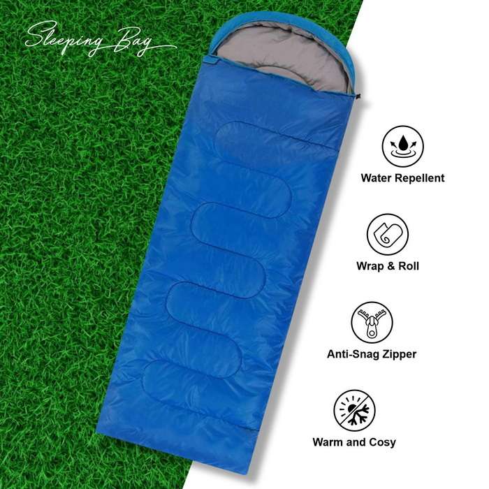 Vector X Tracking Camping Conical Sleeping Bag 180x75cms Indoor Outdoor Lightweight Sleep Bag for Travelling Hiking Bag