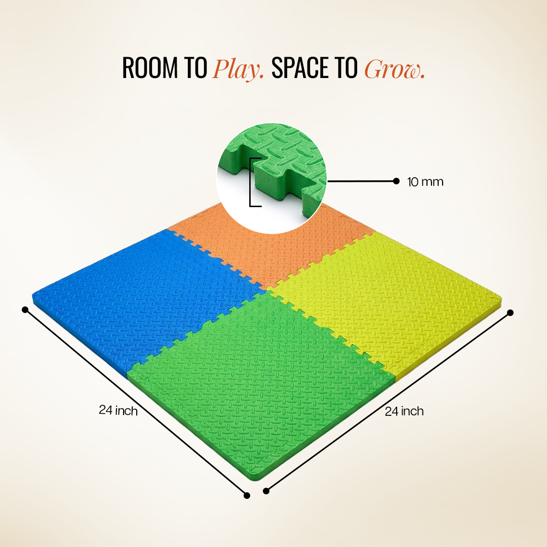 Interlocking Play Mat for Kids & Babies