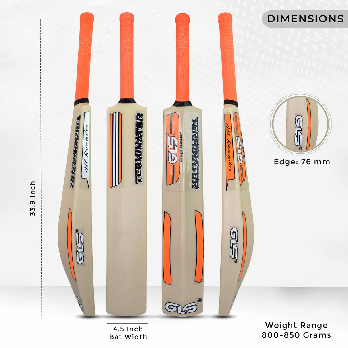 GLS Phantom Beige Plastic Bat