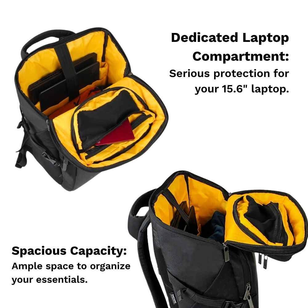 SENECA - Premium travel Laptop backpack (15.6 inch laptops)