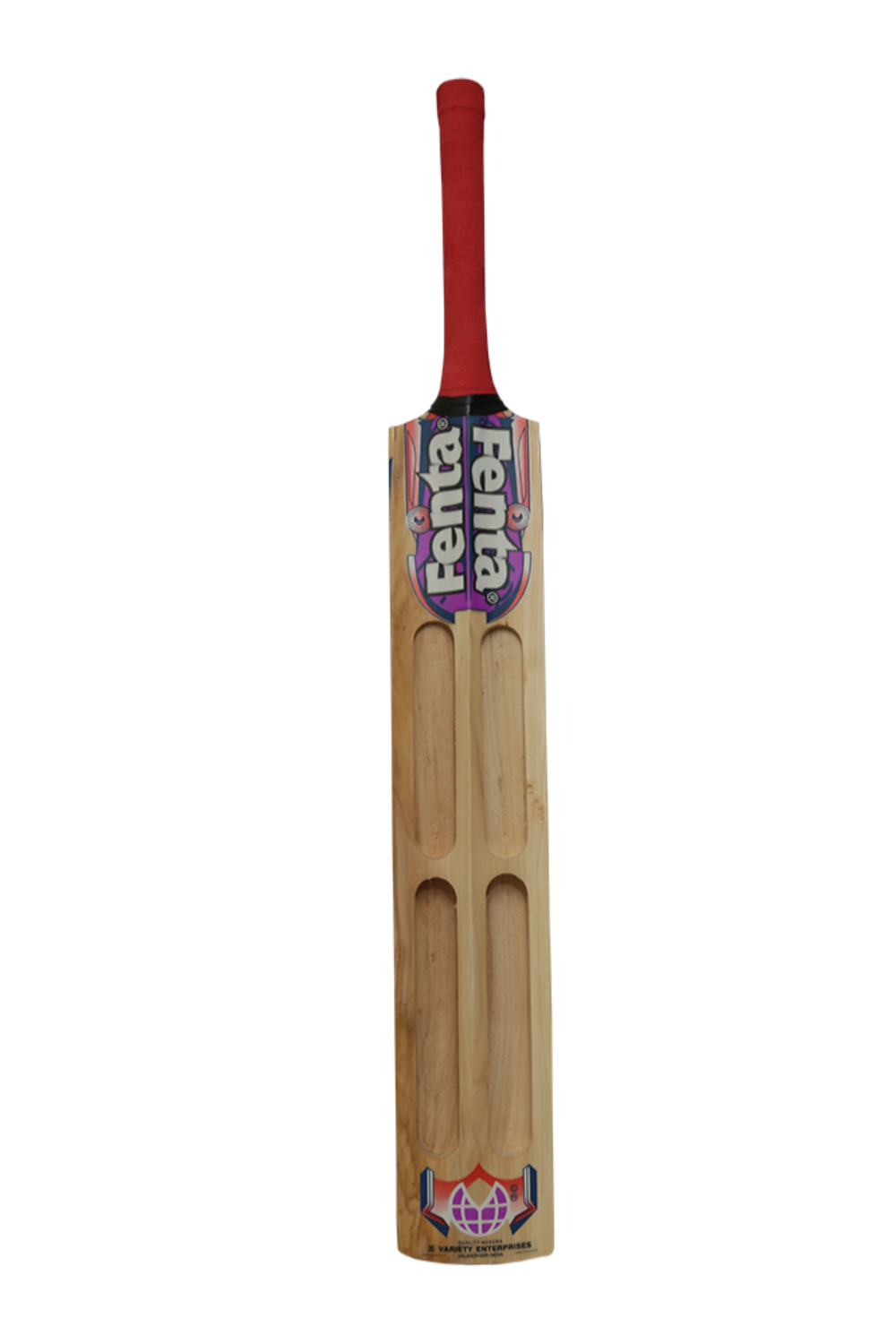 FENTA ULTRA CRICKET TENNIS BAT DOUBLE BLADE CANE HANDLE, KASHMIR WILLOW