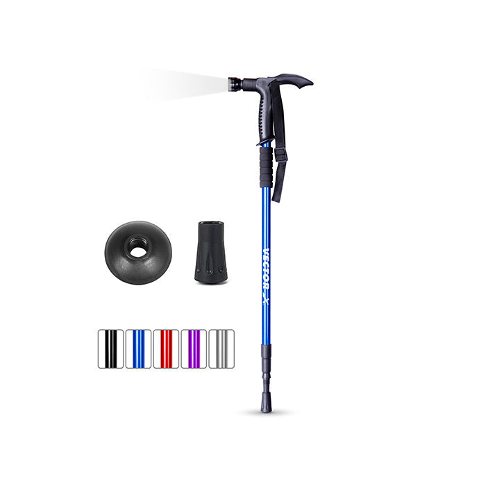 Vector X Trekking Poles Shock Absorbing Adjustable Hiking or Walking Sticks for Hiking Collapsible Strong,Lightweight Walking Pole, All Terrain Accessories and Carry Bag