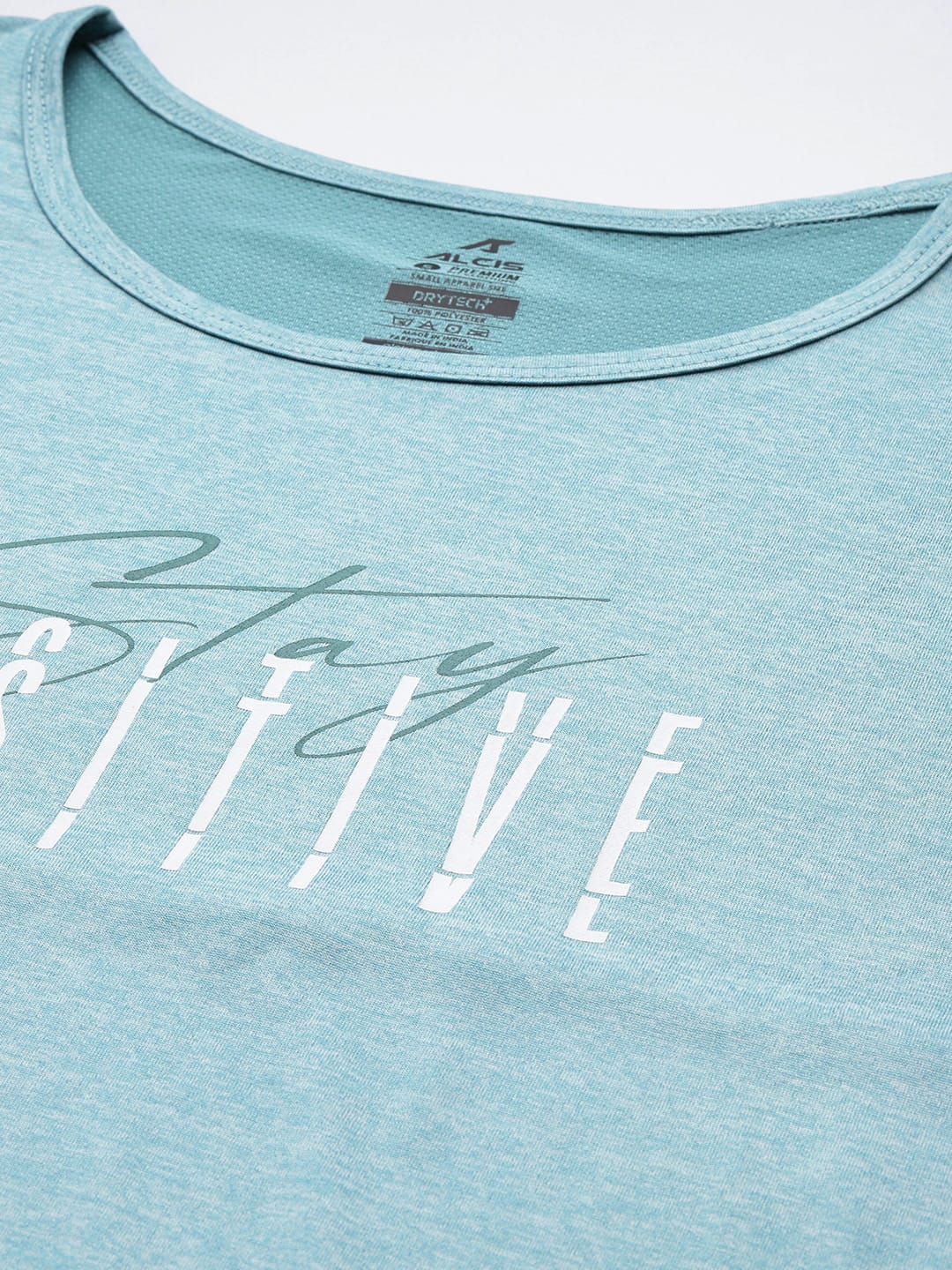 Yoga Tee With Back Mess Panel