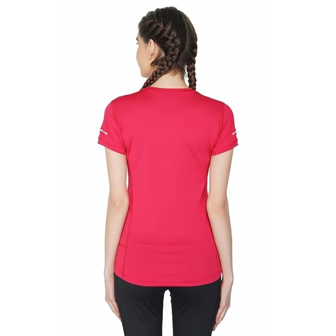 Vector X OGT-107 Girls Round Neck 4-Way Stretch T-Shirt(Orchid-Pink-XXL)