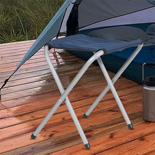 Vector X Camping Small Sitting Foldable Stool - Light Weight Portable|Solid Aluminum alloy Frame Material, Durable Outdoor Hiking & Fishing , Home, Picnic, Camp, BBQ, Travel (33*27 *35 cm)