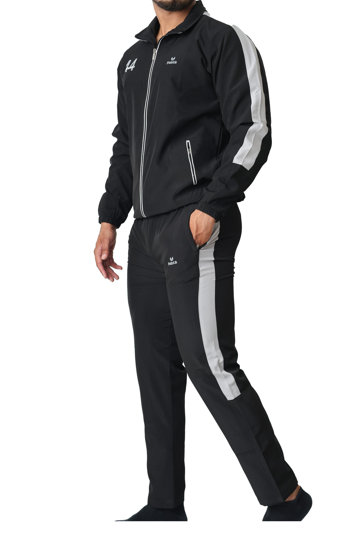 Fenta COTTON FLEECE Knitted Fabric Tracksuit