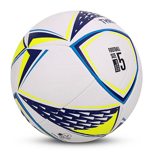 Vector X THRILL 16 Panel EMBOSSED TPU + SR Bladder Machine Stitched Ball|Ideal For Ground, Grass, & Artificial Turf Surface|Match|Training|Practice Soccer Football For Men, Adult, Boys above 15+ Age Size 5