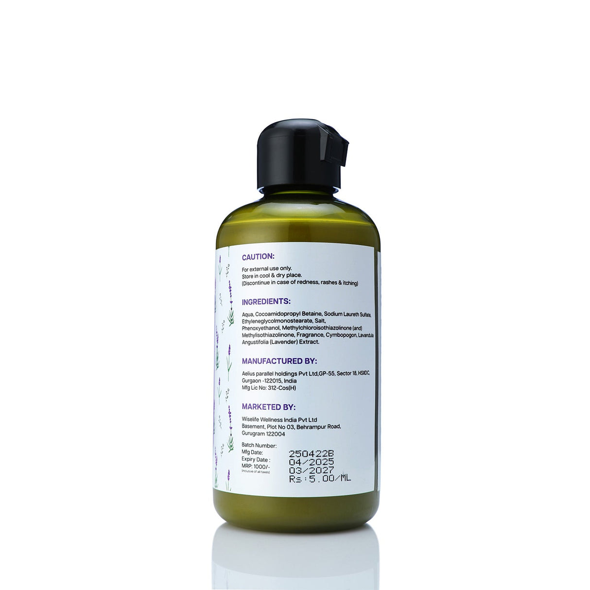 Yoga Mat Shampoo- Lavendar 200ml